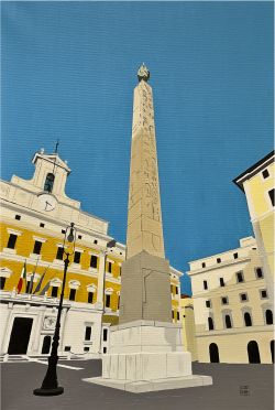 Raniero Botti - Obelisco di Piazza Montecitorio